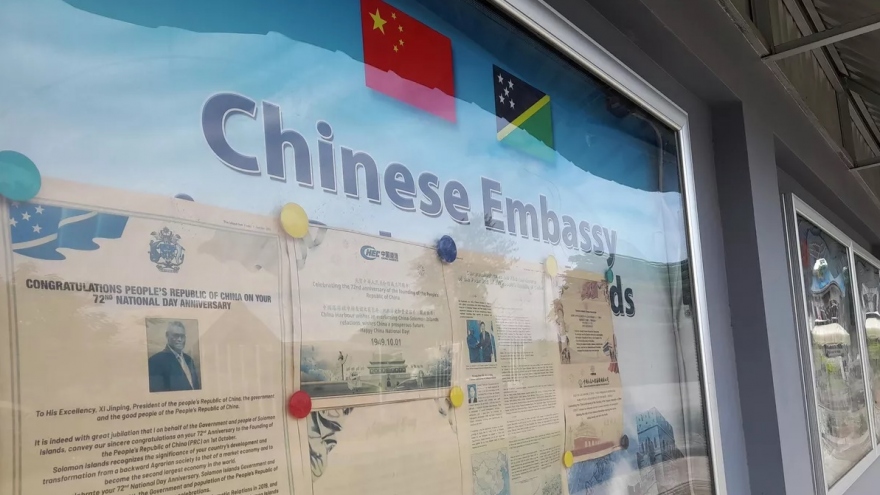 Trung Quốc phủ nhận "khát khao xây căn cứ quân sự trên Quần đảo Solomon"